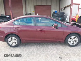 2015 Honda Civic Sedan LX with VIN 19XFB2F52FE059814, listed as a IAAI auction lot 40413705 with 91,506 mi miles. Bid and sale history available at carsss.com. Image 13.