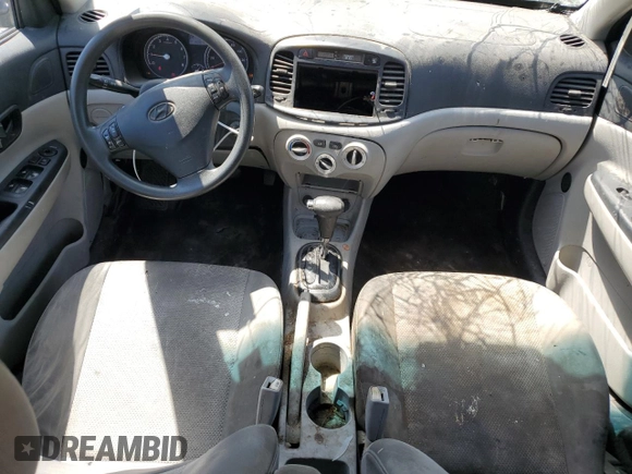 2011 Hyundai Accent GLS with VIN KMHCN4AC7BU619023, listed as a Copart auction lot 52868315 with 192,674 mi miles and Salvage Title. Bid and sale history available at carsss.com. Image 8.