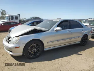 2001 Mercedes-Benz S 320/430/500 z VIN WDBNG75J01A151877, wystawiony jako Copart lot #59584355 z przebiegiem 235 210 mil mil oraz Szkoda całkowita • Salvage title. Historia ofert i sprzedaży dostępna na DreamBid. Obrazek 1.