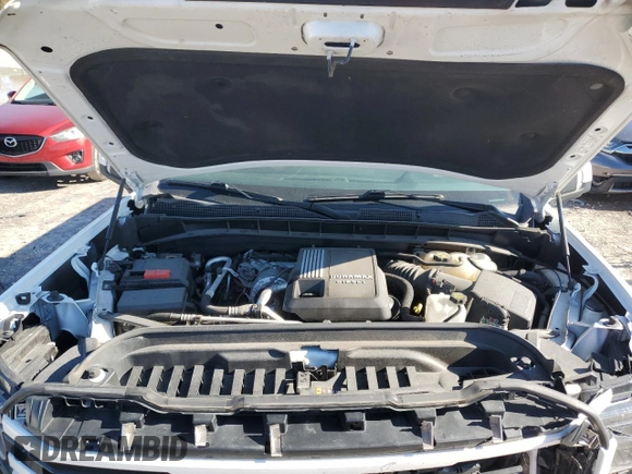2023 GMC Sierra 1500 AT4 with VIN 3GTUUEE81PG231674, listed as a Copart auction lot 44615465 with 35,569 mi miles and Salvage title. Bid and sale history available at DreamBid. Image 12.