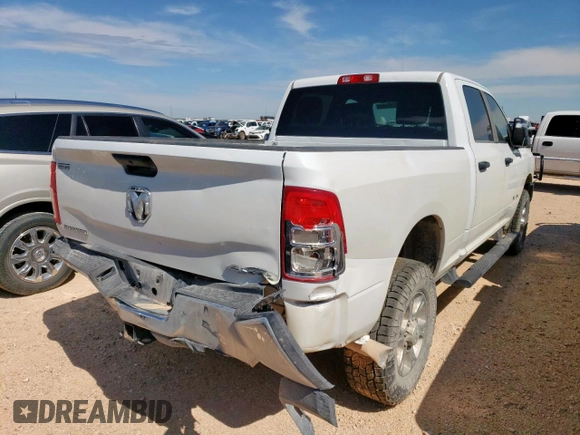 2023 Ram 2500 Big Horn z VIN 3C6UR5DJ9PG601458, wystawiony jako Copart lot #63045635 z przebiegiem 44 988 mil mil oraz Czysty tytuł • Clean title. Historia ofert i sprzedaży dostępna na DreamBid. Obrazek 3.