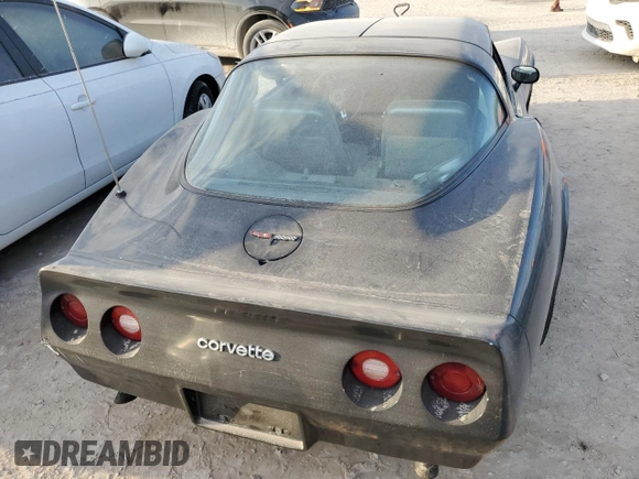 1981 Chevrolet Corvette with VIN 1G1AY8763B5103059, listed as a Copart auction lot 75293044 with 91,784 mi miles and Salvage Title. Bid and sale history available at carsss.com. Image 6.