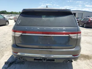 2020 Lincoln Aviator Reserve with VIN 5LM5J7WC1LGL17402, listed as a Copart auction lot 57256665 with Not provided miles and Salvage title. Bid and sale history available at DreamBid. Image 6.