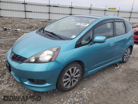 2013 Honda Fit Sport z VIN JHMGE8H56DC020352, wystawiony jako Copart lot #47624385 z przebiegiem 186 407 mil mil oraz Szkoda całkowita • Salvage title. Historia ofert i sprzedaży dostępna na DreamBid. Obrazek 1.