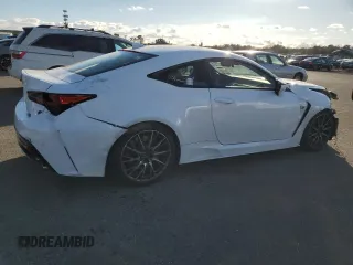 2020 Lexus RC F with VIN JTHDP5BC1L5007885, listed as a Copart auction lot 41475365 with 24,227 mi miles and Non repairable. Bid and sale history available at DreamBid. Image 3.