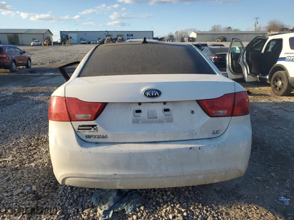 2009 Kia Optima LX with VIN KNAGE228195333268, listed as a Copart auction lot 42000395 with 0 mi miles and Non Repairable. Bid and sale history available at carsss.com. Image 6.