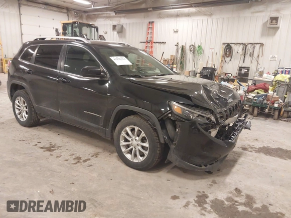 2019 Jeep Cherokee Latitude with VIN 1C4PJMCX6KD218841, listed as a IAAI auction lot 41826614 with 110,109 mi miles and . Bid and sale history available at DreamBid. Image 1.