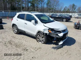 2017 Chevrolet Trax LT with VIN KL7CJRSB9HB084197, listed as a IAAI auction lot 41707414 with 91,666 mi miles and . Bid and sale history available at carsss.com. Image 1.