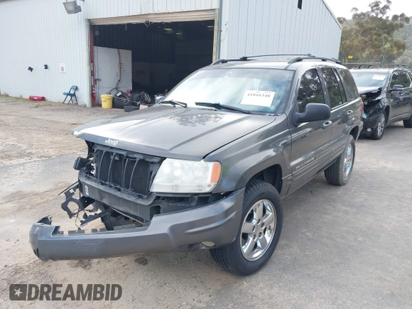 2004 Jeep Grand Cherokee Limited with VIN 1J8GX58N34C360819, listed as a IAAI auction lot 41816348 with 144,609 mi miles and . Bid and sale history available at DreamBid. Image 17.