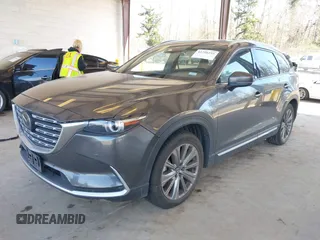 2021 Mazda CX-9 Signature with VIN JM3TCBEY9M0504963, listed as a IAAI auction lot 41756255 with 49,946 mi miles. Bid and sale history available at carsss.com. Image 16.