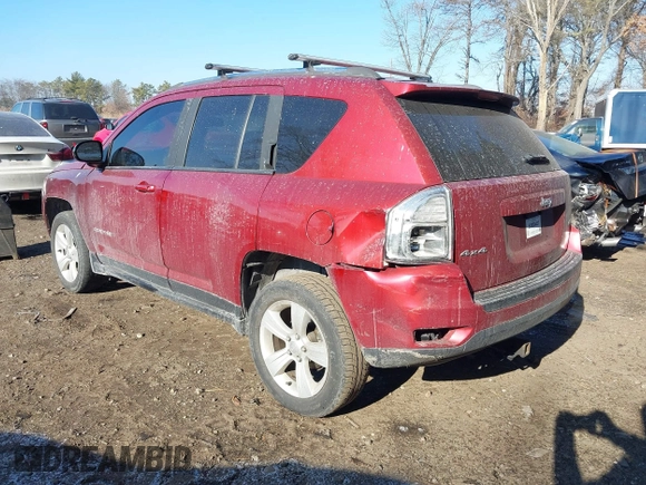 2013 Jeep Compass Latitude with VIN 1C4NJDEB3DD186328, listed as a IAAI auction lot 41357490 with 212,608 mi miles. Bid and sale history available at carsss.com. Image 6.