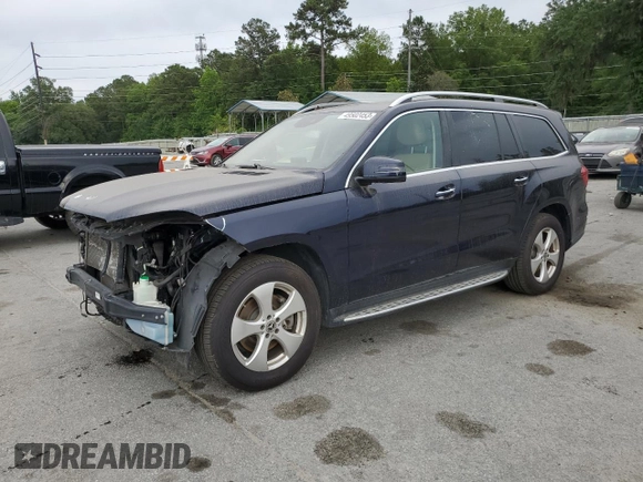 2017 Mercedes-Benz GLS with VIN 4JGDF6EE5HA932784, listed as a Copart auction lot 49502453 with 87,731 mi miles. Bid and sale history available at carsss.com. Image 1.