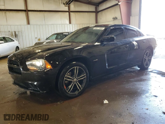 2014 Dodge Charger RT with VIN 2C3CDXDT4EH124147, listed as a Copart auction lot 65571904 with 121,538 mi miles and Salvage Title. Bid and sale history available at carsss.com. Image 1.