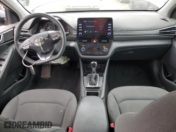 2022 Hyundai Ioniq Blue with VIN KMHC65LC0NU284899, listed as a Copart auction lot 51975395 with 96,100 mi miles and Salvage title. Bid and sale history available at DreamBid. Image 8.