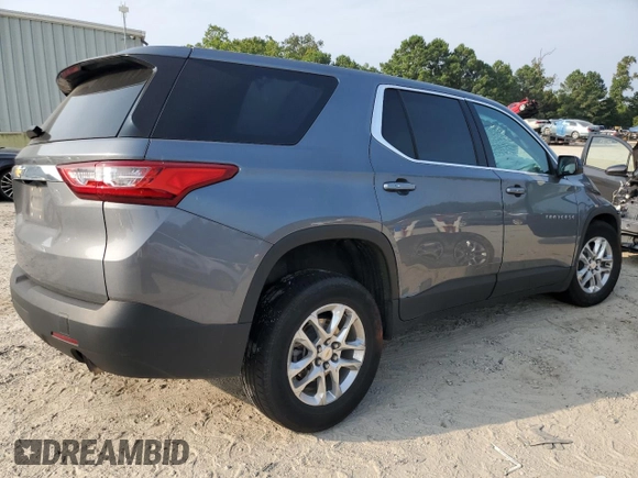 2021 Chevrolet Traverse LS with VIN 1GNERFKW8MJ122578, listed as a Copart auction lot 68529624 with 0 mi miles and Salvage Title. Bid and sale history available at carsss.com. Image 3.