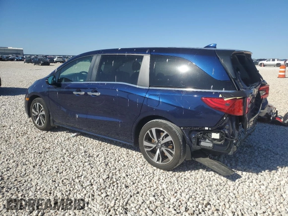 2022 Honda Odyssey Touring with VIN 5FNRL6H89NB044695, listed as a Copart auction lot 87219114 with 34,030 mi miles and Salvage Title. Bid and sale history available at DreamBid. Image 2.