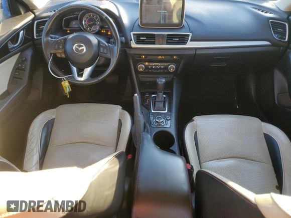 2015 Mazda 3 S Grand Touring with VIN JM1BM1W34F1243754, listed as a Copart auction lot 87298974 with 111,328 mi miles and Salvage Title. Bid and sale history available at DreamBid. Image 8.