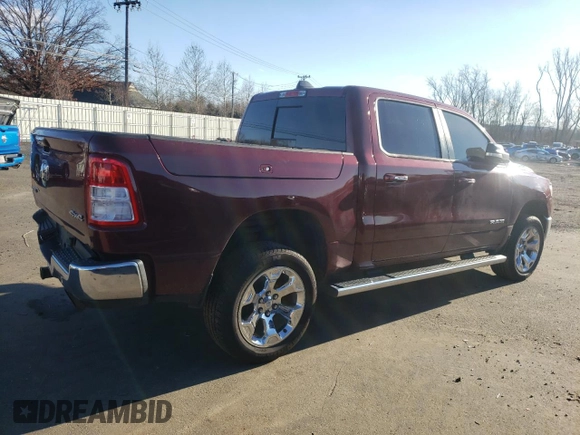 2019 Ram 1500 Big Horn/Lone Star with VIN 1C6SRFFT6KN738398, listed as a Copart auction lot 82381664 with 89,937 mi miles and Salvage Title. Bid and sale history available at carsss.com. Image 3.
