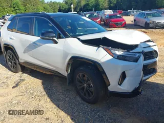 2023 Toyota RAV4 Hybrid XSE with VIN 2T3E6RFV1PW038080, listed as a IAAI auction lot 42518107 with 14,430 mi miles and . Bid and sale history available at DreamBid. Image 1.