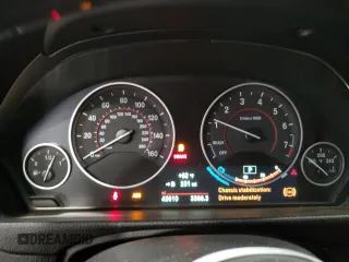 2015 BMW 3 Series 335i xDrive with VIN WBA3B9G58FNR92880, listed as a Copart auction lot 48410535 with 43,610 mi miles and Salvage Title. Bid and sale history available at carsss.com. Image 9.