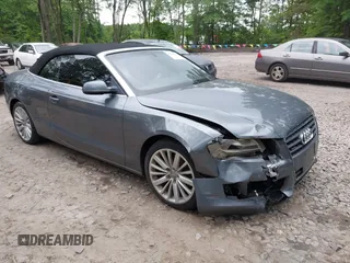 2012 Audi A5 Premium Plus with VIN WAULFAFH9CN000663, listed as a IAAI auction lot 42238085 with 143,907 mi miles and . Bid and sale history available at DreamBid. Image 1.