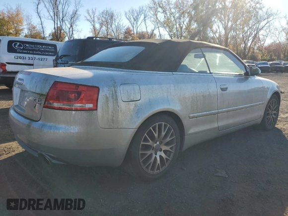 2009 Audi A4 2.0T with VIN WAUDF48H79K000402, listed as a Copart auction lot 76326434 with 50,703 mi miles and Salvage Title. Bid and sale history available at carsss.com. Image 3.