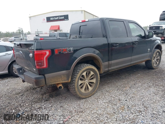 2016 Ford F-150 XLT with VIN 1FTEW1EG1GFC00604, listed as a IAAI auction lot 41519752 with 120,834 mi miles. Bid and sale history available at carsss.com. Image 4.