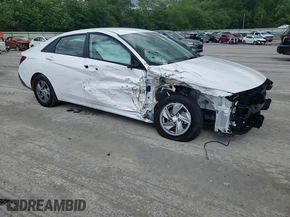 2024 Hyundai Elantra SE with VIN KMHLL4DG5RU810549, listed as a Copart auction lot 58178425 with 27,195 mi miles and Salvage title. Bid and sale history available at DreamBid. Image 13.