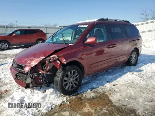 2007 Kia Sedona LX with VIN KNDMB233576160217, listed as a Copart auction lot 88878765 with 188,835 mi miles and Salvage Title. Bid and sale history available at carsss.com. Image 1.