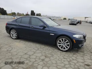 2011 BMW 5 Series 535i with VIN WBAFR7C59BC802691, listed as a Copart auction lot 53883385 with 213,933 mi miles and Salvage Title. Bid and sale history available at carsss.com. Image 4.