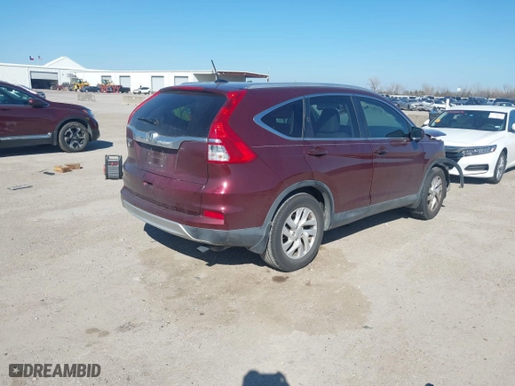 2016 Honda CR-V EX-L with VIN 2HKRM3H78GH509247, listed as a IAAI auction lot 41480868 with 87,292 mi miles. Bid and sale history available at carsss.com. Image 4.