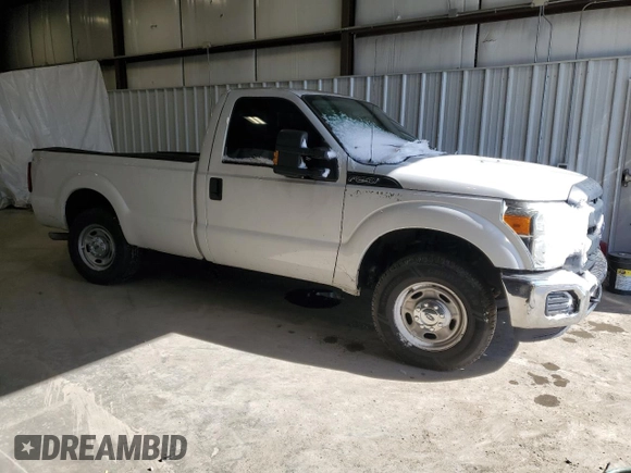 2015 Ford Super Duty F-250 SRW XL with VIN 1FTBF2A69FEC57370, listed as a Copart auction lot 45501765 with 116,491 mi miles and Salvage Title. Bid and sale history available at carsss.com. Image 4.