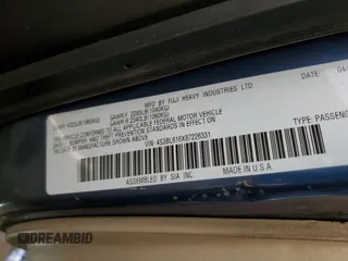 2008 Subaru Legacy (Natl) Special Edition with VIN 4S3BL616X87226331, listed as a Copart auction lot 54150225 with 169,510 mi miles and Salvage Title. Bid and sale history available at carsss.com. Image 12.