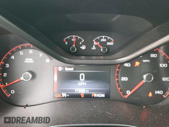 2015 GMC Canyon 4WD SLE with VIN 1GTG6BE30F1185696, listed as a Copart auction lot 51091255 with 173,322 mi miles and Salvage Title. Bid and sale history available at carsss.com. Image 9.