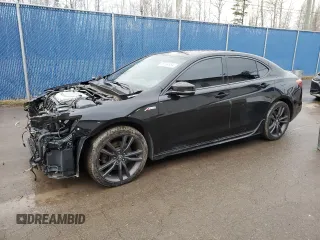2018 Acura TLX w/A-SPEC Pkg with VIN 19UUB3F65JA800878, listed as a Copart auction lot 86064934 with 127,696 mi miles and Salvage Title. Bid and sale history available at carsss.com. Image 1.