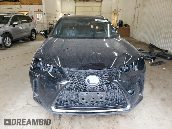 2020 Lexus UX 250h F Sport with VIN JTHR9JBH6L2021884, listed as a Copart auction lot 49072545 with 61,484 mi miles and Salvage title. Bid and sale history available at DreamBid. Image 5.