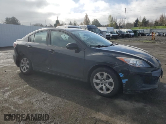 2013 Mazda 3 i SV with VIN JM1BL1TG1D1768990, listed as a Copart auction lot 51391385 with 77,069 mi miles and Salvage Title. Bid and sale history available at DreamBid. Image 4.