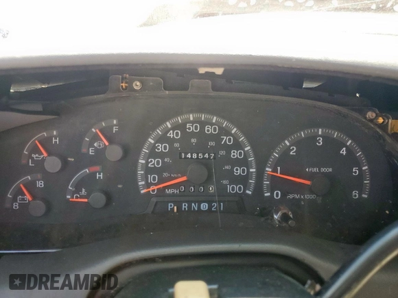 1997 Ford F-150 XL with VIN 1FTDX07W0VKB80857, listed as a Copart auction lot 58839715 with 148,547 mi miles and Salvage title. Bid and sale history available at DreamBid. Image 9.