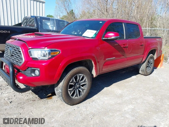 2023 Toyota Tacoma 4WD SR with VIN 3TYCZ5AN2PT165019, listed as a IAAI auction lot 41672156 with 32,813 mi miles. Bid and sale history available at carsss.com. Image 17.