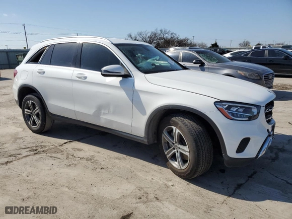 2020 Mercedes-Benz GLC with VIN WDC0G8DB3LF694264, listed as a Copart auction lot 48630775 with 100,629 mi miles and Salvage Title. Bid and sale history available at carsss.com. Image 4.