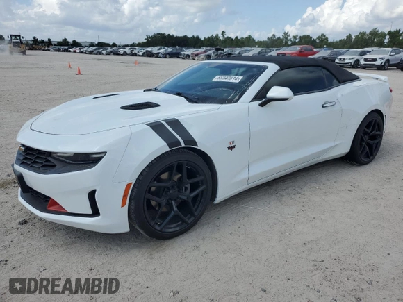 2019 Chevrolet Camaro 1LT with VIN 1G1FB3DS5K0151249, listed as a Copart auction lot 66848014 with 45,796 mi miles and Salvage Title. Bid and sale history available at carsss.com. Image 1.