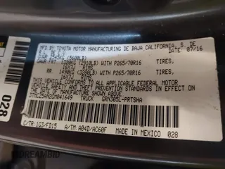 2016 Toyota Tacoma SR with VIN 3TMCZ5AN2GM041649, listed as a IAAI auction lot 41758859 with 139,558 mi miles and . Bid and sale history available at DreamBid. Image 9.