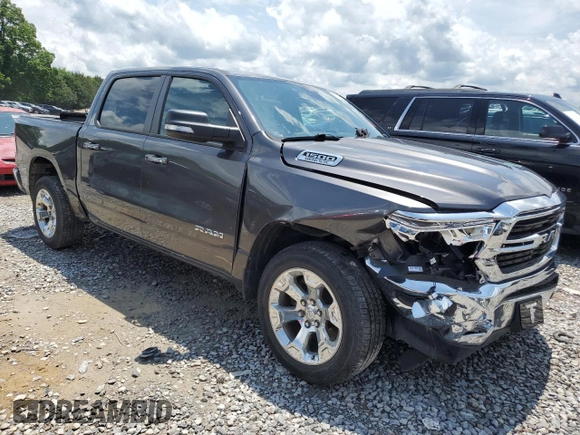 2019 Ram 1500 Big Horn with VIN 1C6SRFFT9KN825731, listed as a Copart auction lot 60299075 with 73,740 mi miles and Salvage title. Bid and sale history available at DreamBid. Image 4.
