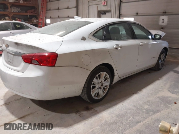 2017 Chevrolet Impala LS with VIN 2G11Z5SAXH9171667, listed as a IAAI auction lot 41271506 with 164,688 mi miles and . Bid and sale history available at DreamBid. Image 4.