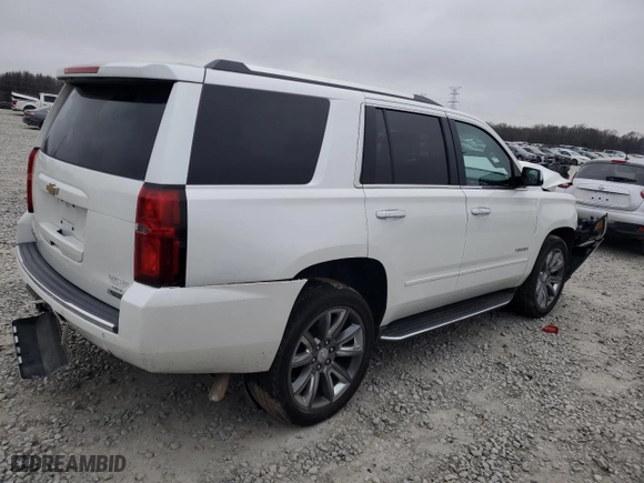 2018 Chevrolet Tahoe Premier with VIN 1GNSCCKC2JR173502, listed as a Copart auction lot 86251384 with 74,536 mi miles and Salvage Title. Bid and sale history available at carsss.com. Image 3.