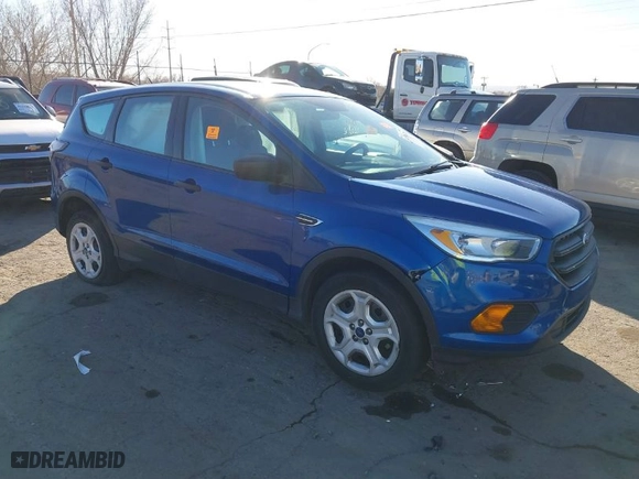 2017 Ford Escape S with VIN 1FMCU0F76HUC01536, listed as a IAAI auction lot 41504326 with 101,908 mi miles. Bid and sale history available at carsss.com. Image 1.