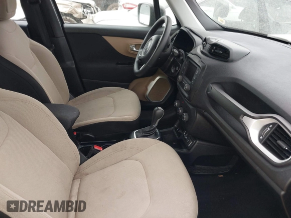 2018 Jeep Renegade Sport with VIN ZACCJAAB9JPG81478, listed as a IAAI auction lot 41952789 with 154,768 mi miles and . Bid and sale history available at DreamBid. Image 5.