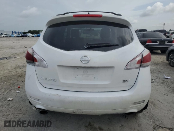 2012 Nissan Murano S with VIN JN8AZ1MU3CW101777, listed as a Copart auction lot 60360175 with Not provided miles and Clean title. Bid and sale history available at DreamBid. Image 6.