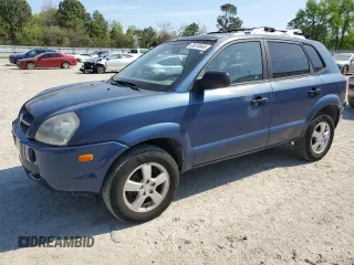 2005 Hyundai Tucson GL with VIN KM8JM12B75U163964, listed as a Copart auction lot 53674845 with 111,665 mi miles and Clean Title. Bid and sale history available at carsss.com. Image 1.