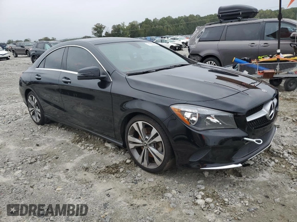 2018 Mercedes-Benz CLA 250 with VIN WDDSJ4GB7JN688187, listed as a Copart auction lot 71956543 with 46,204 mi miles and . Bid and sale history available at DreamBid. Image 4.